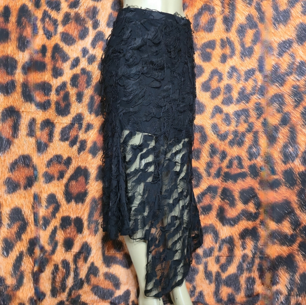 Killstar Nightdew Assymetrical Skirt - Picture 2 of 12